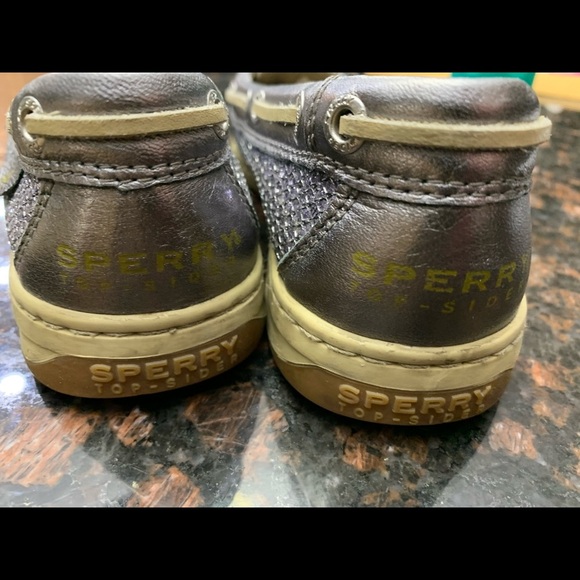 Sperry Angelfish Glitter pewter slip-on boat shoe - Picture 9 of 9